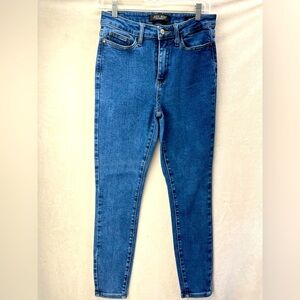 Judy Blue Jeans Skinny Fit Women’s Size 5/27 Stretch Mid-Rise Dark Wash Denim
